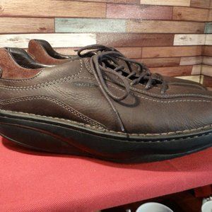 MBT Dark Brown Leather Lace Up Walking Shoes 11-11.5